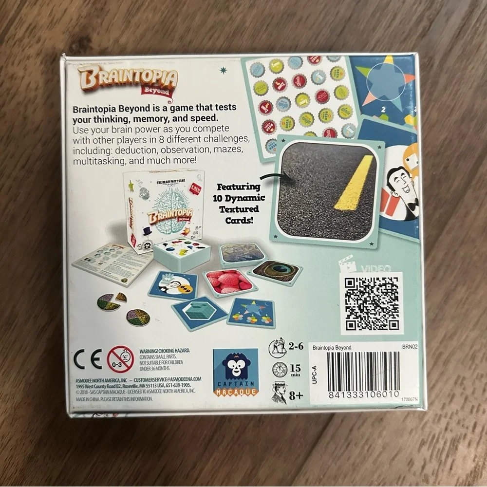 Braintopia Beyond Brain Party Game, Family Game, 2-6 Players, Ages 8+